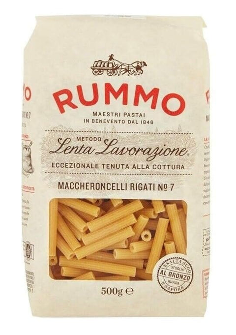 Rummo Pasta Maccheroncelli N°7,Italienische Nudeln aus Hartweizengrieß,Italienische Pasta 500g 16er-Pack Original italienisch