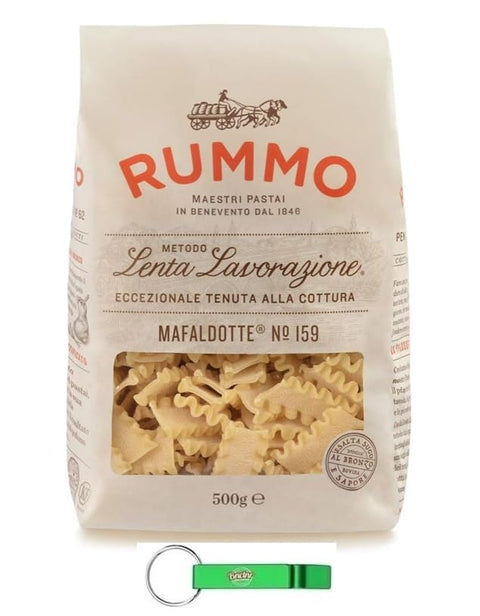 Rummo Kurze Pasta 16er-Pack Rummo Pasta Mafaldotte N°159,Italienische Nudeln aus Hartweizengrieß,Italienische Pasta 500g 8008343201599