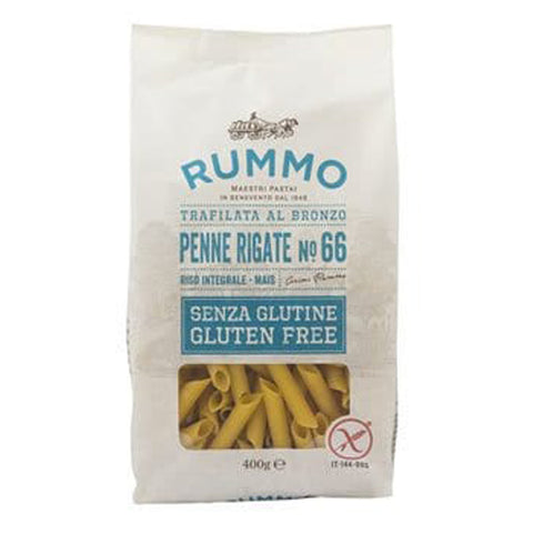 Rummo Glutenfrei Penne Rigate Pasta 2 Pakete x 400 gr Kurze Pasta italienisch Original