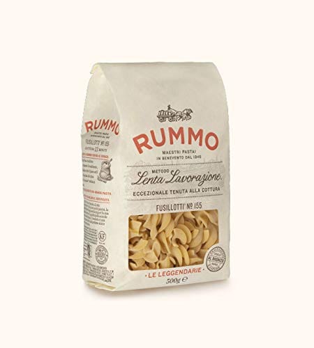 Rummo Kurze Pasta Rummo - Legendäre Linie - Fusillotti n.155 Bronze Gezeichnete - 12 Packungen mit 500 g