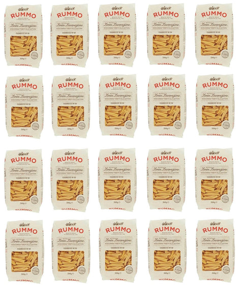 Rummo Längliche Pasta 20x Rummo Casarecce N°88 Pasta Lenta Lavorazione Teigwaren aus Hartweizengrieß Bronze-Zeichnung 500g 8008343200882