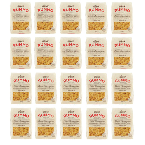 Rummo Farfalle N°85 Pasta Lenta Lavorazione Teigwaren aus Hartweizengrieß Bronze Zeichnung 20x500g Original italienisch