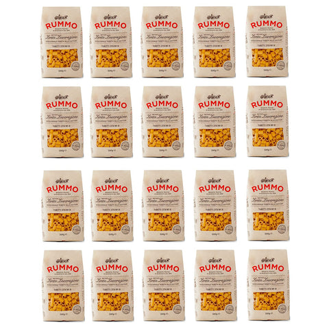 Rummo Tubetti Zita N°31 Pasta Lenta Lavorazione Teigwaren aus Hartweizengrieß Bronze Zeichnung 20x500g Original italienisch