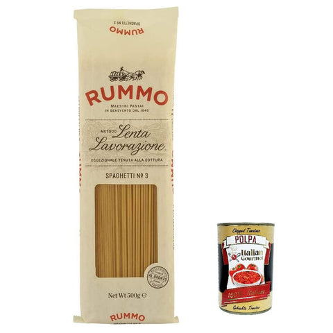 Rummo Spaghetti N. 3 Hartweizengrieß Pasta Italienische Nudeln Packung 5x500g Original italienisch