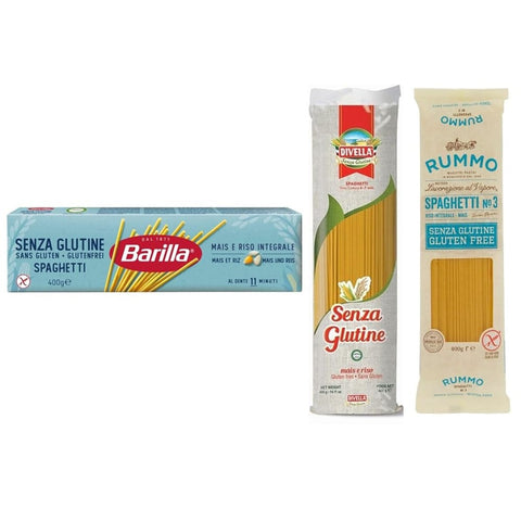 Rummo Längliche Pasta Rummo 39er Pack Testpaket Pasta Spaghetti Rummo Barilla Divella Senza Glutine Glutenfreie Nudeln Pasta 400g italienisch Original 8008343700740