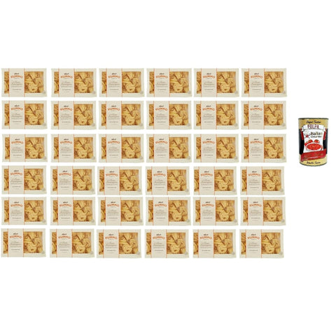 Rummo Längliche Pasta Rummo Fettuccine N° 89 Pasta Lenta Lavorazione Teigwaren aus Hartweizengrieß Bronze-Zeichnung 24x 500g Original italienisch inkl. Italian Gourmet Polpa 400g 8008343200899