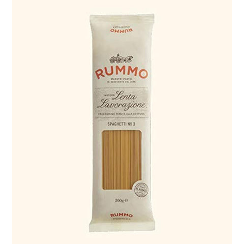 Rummo Spaghetti n.3 Bronze Gezeichnete 24 Packungen mit 1x500g Original italienisch Pasta