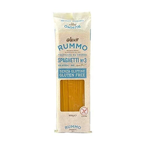 Rummo Längliche Pasta Rummo - Spaghetti n.3 Gluten Free Bronze Gezeichnete - 12 Packungen mit 400 g