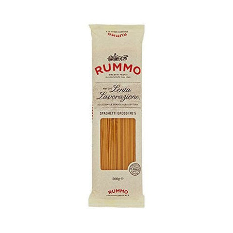 Rummo Spaghetti N.5 Gr. 500 [12 pakete] Längliche Pasta italienisch Original