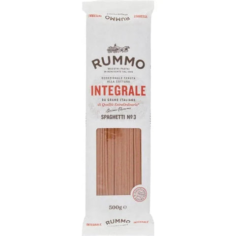 Rummo Vollkornnudeln Spaghetti n.3 Bronze Gezeichnete - 24 Packungen mit 500 g italienisch Original Pasta