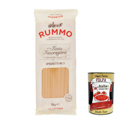Rummo Spaghetti N. 3 Hartweizengrieß Pasta Italienische Nudeln 1 Kg Packung Nudeln & Pasta italienisch Original