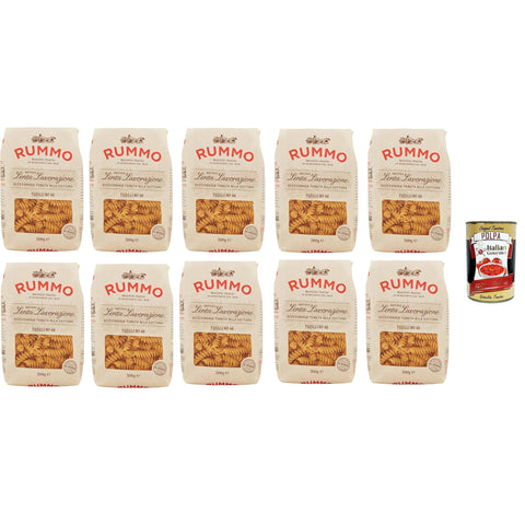 Rummo Fusilli n° 48 Pasta Lenta Lavorazione Teigwaren aus Hartweizengrieß Bronze Zeichnung 10x 500 g italienisch Original