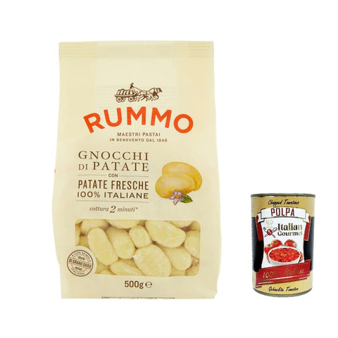 Rummo Nudeln & Pasta Rummo Gnocchi di patate 100% Italienisch Kartoffelklößchen Nudeln 500g 4x Original italienisch inkl. Italian Gourmet 400g 8008343201179