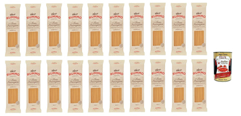 Rummo Nudeln & Pasta Rummo Linguine N° 13 Pasta Lenta Lavorazione Teigwaren aus Hartweizengrieß Bronze-Zeichnung 20x 500g + Italian Gourmet polpa 400g 8008343200134