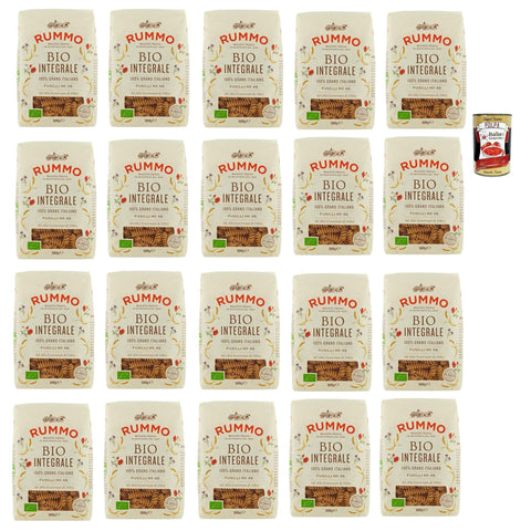 Rummo Pasta Integrale Fusilli N° 48, Vollkornnudeln Nudeln Vollkorn Italienische Pasta 20x500g Original italienisch