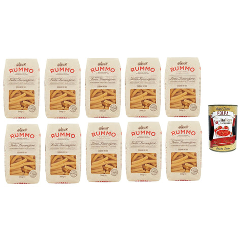 Rummo Sedani n° 68 Pasta Lenta Lavorazione Teigwaren aus Hartweizengrieß Bronze Zeichnung 10x500g Original italienisch