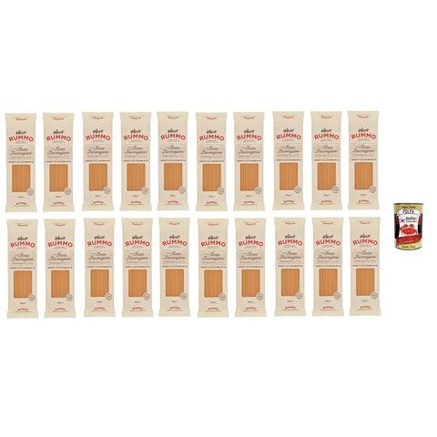 Rummo Spaghetti alla chitarra n° 104 Pasta Lenta Lavorazione Teigwaren aus Hartweizengrieß Bronze Zeichnung 20x 500 g italienisch Original