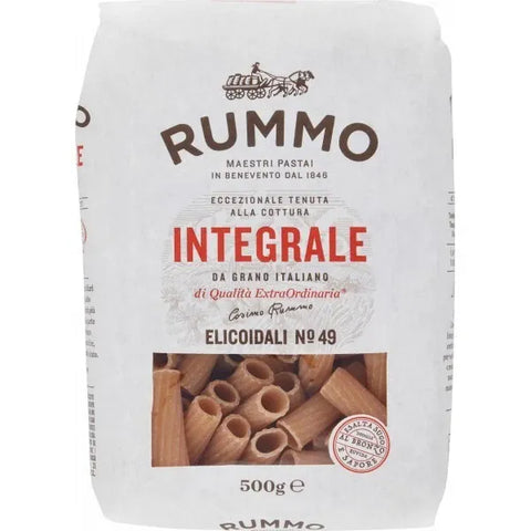 Rummo Pasta & Saucen Rummo Pasta Integrale Elicoidali N. 49, Vollkornnudeln Nudeln Vollkorn Italienische Pasta 500 g italienisch Original 8008343700498