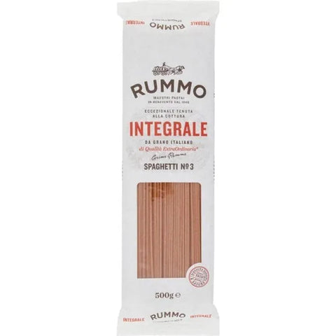 Rummo Pflegestifte & Lippenbalsam Rummo Pasta Integrale Spaghetti N. 3, Vollkornnudeln Nudeln Vollkorn Italienische Pasta 500g 5x Original italienisch inkl. Italian Gourmet Polpa 400g 8008343700030