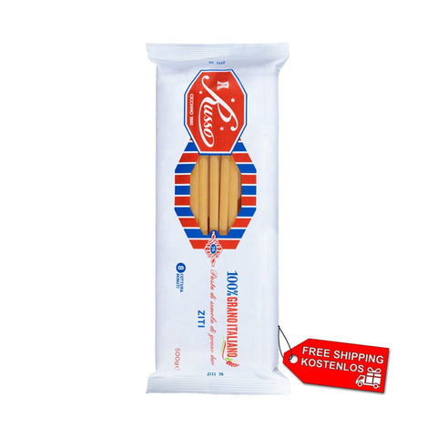 Russo pasta 20x Russo Ziti n. 76 Italienische Pasta 500gr 8000139923401