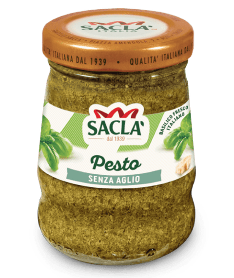 Saclà pesto Saclà Pesto alla Genovese Senz'aglio Ohne Knoblauch Pesto-Sauce 90g 80362166