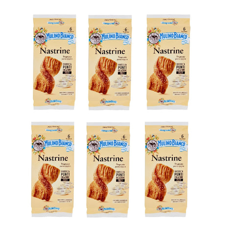 MHD 26/08/2025 Mulino Bianco Nastrine Blätterteig Kuchen 6x240g