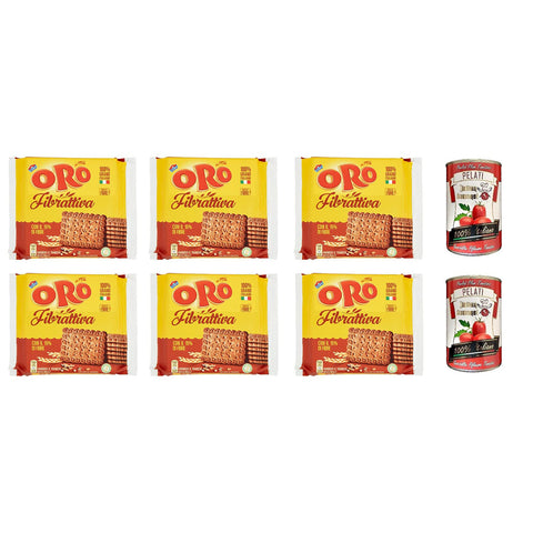 Saiwa Oro Fibrattiva aktive Faser kekse biscuits cookies 6x400g Original italienisch