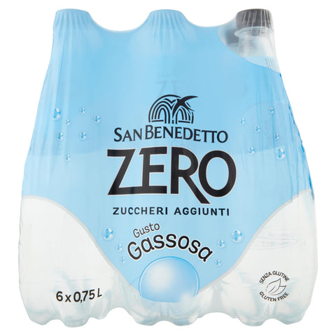 San Benedetto Gusto Gassosa Confezione da 6 Bottiglie da 1x750ml Original italienisch Getränk