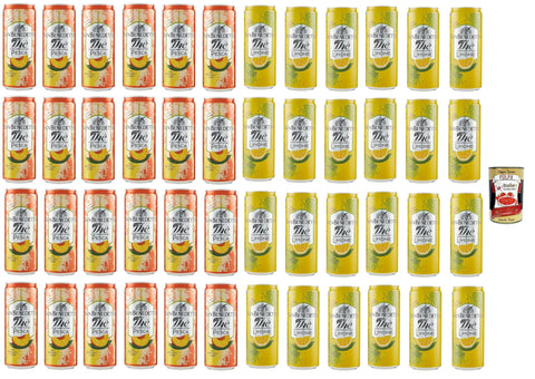 San Benedetto Eistee Pfirsch The' Pesca Dose 330 ml + 24x San Benedetto Limone Zitrone tea the erfrischend 330 ml italienisch Original