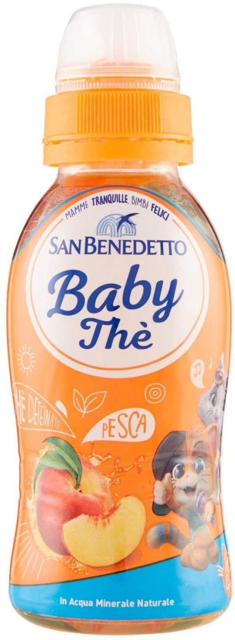 San Benedetto Eistee 24x San benedetto pesca baby entcoffeiniert Eistee Pfirsich PET 25 cl tea the 8001620004166