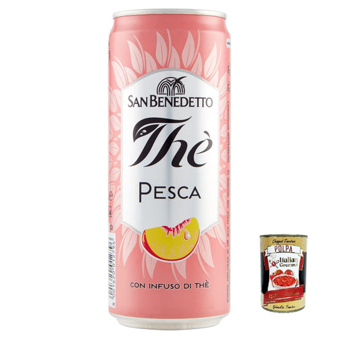 San Benedetto Eistee Pfirsch The' Pesca Dose 330 ml tea the erfrischend italienisch Original