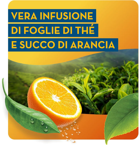 San Benedetto Eistee Estathè Sport Pesca Orange Tea Sportgetränk 12 x 250 ml – Erfrischendes Getränk mit Orangengeschmack, Mineralien und praktischem Sportverschluss für Schule, Büro, Training, Fußball, Tennis und Fitness.