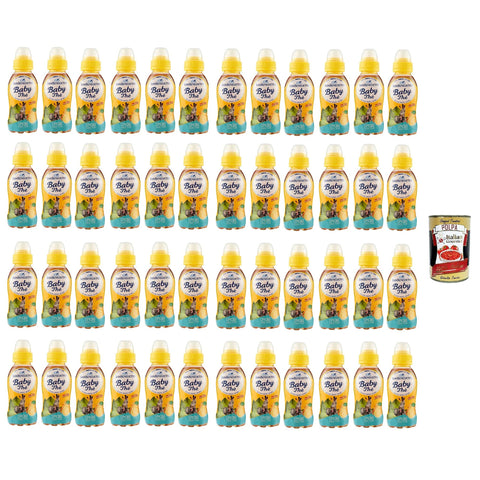 San Benedetto Thè baby the deteinato alla limone entcoffeiniert Soft drink lemon tea decaffeinated Eistee zitrone PET 48x25 cl italienisch Original Pastasauce +