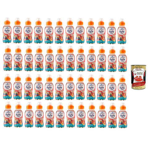 San Benedetto Thè baby, the deteinato alla pesca entcoffeiniert 48x25cl Original italienisch Getränk