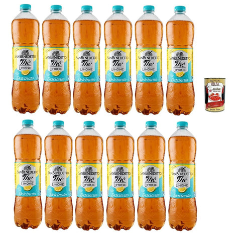 San Benedetto Eistee San Benedetto Thè Deteinato Limone 12x1 entkoffeiniert Eistee The' Zitrone PET Einweg ice tea erfrischend Ohne Konservierungsstoffe und künstliche Farbstoffe 5 8001620002964