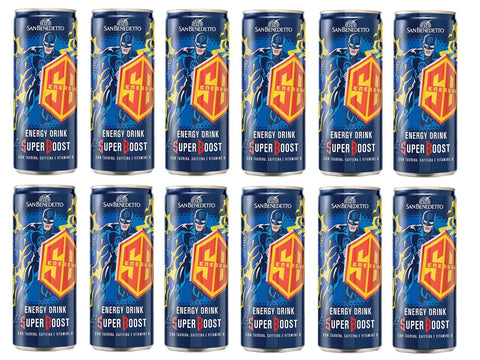 San Benedetto Energy Drink 12x SAN BENEDETTO ENERGY SUPER BOOST 8001620023099