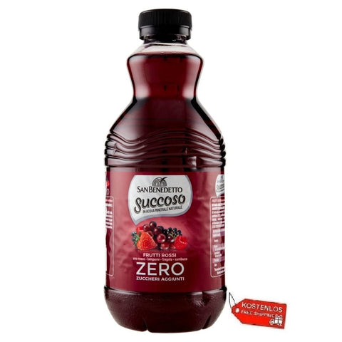 San Benedetto Fruchtsaft 12x San Benedetto Succoso Rote Früchte zero PET ohne zucker 90cl Fruchtsaft 8001620017753