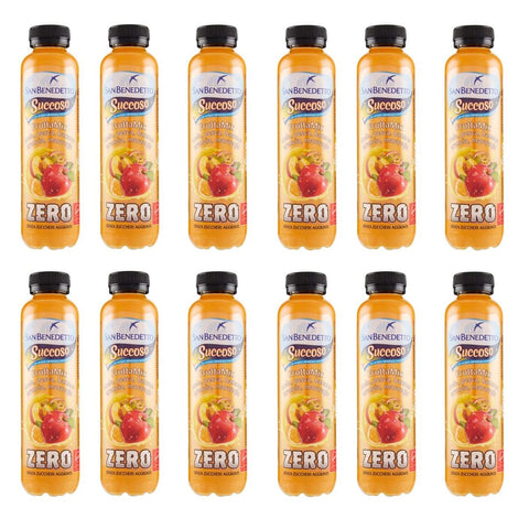 San Benedetto Succoso Frutta mix zero PET ohne zucker Fruchtsaft saft 12x40cl Original italienisch Getränk