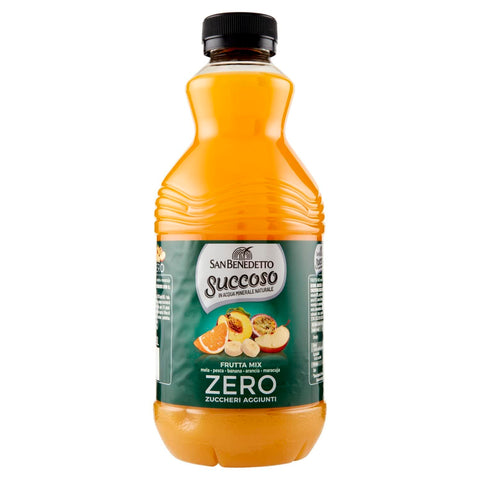 San Benedetto Succoso Frutta mix zero PET ohne zucker 90 cl Fruchtsaft saft Fruchtsäfte italienisch Original