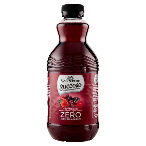 San Benedetto Succoso Rote Früchte zero PET ohne zucker Fruchtsaft saft 12x90cl Original italienisch Getränk