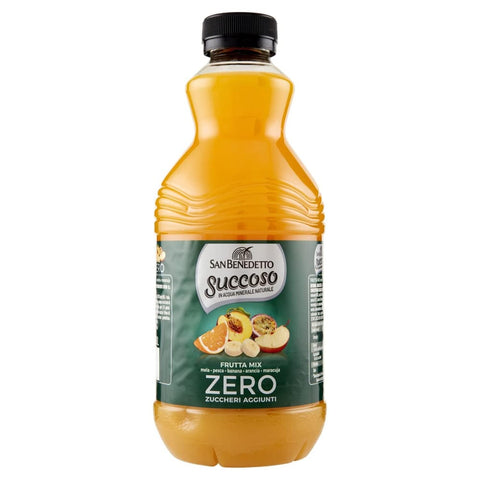 San Benedetto Fruchtsäfte 6x San Benedetto Succoso Frutta mix zero PET ohne zucker 90 cl Fruchtsaft saft italienisch Original 8001620017760