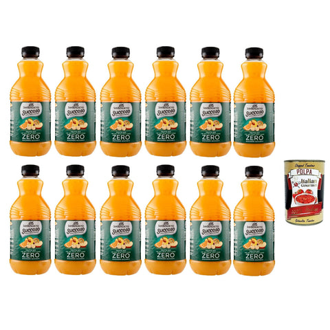 San Benedetto Succoso Zero Frutta Mix PET 12x 90 cl, PET Frucht mischung, ohne zucker Fruchtsaft saft, fruit mix juice sugar free italienisch Original