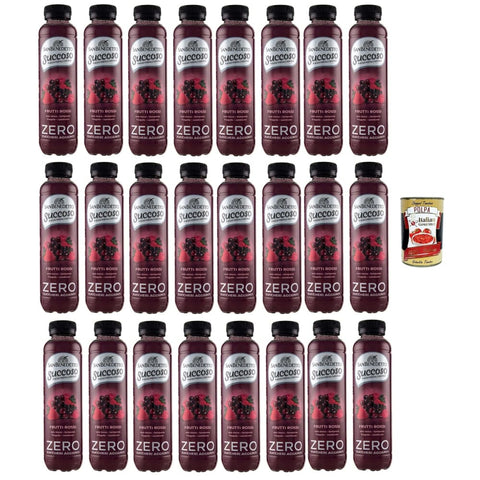 San Benedetto Fruchtsäfte San Benedetto Succoso Zero Frutti rossi PET 24\x PET Rote Früchte ohne zucker Fruchtsaft saft redberries juice sugar free 40 cl italienisch Original Pastasauce 8001620015643