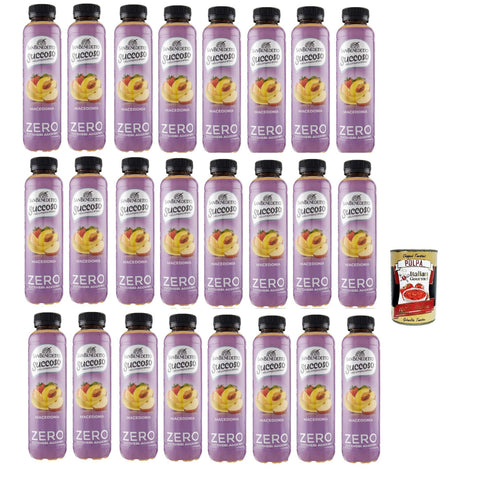 San Benedetto Succoso Zero Macedonia PET, PET Mazedonien ohne zucker Fruchtsaft saft 24x40cl Original italienisch Getränk
