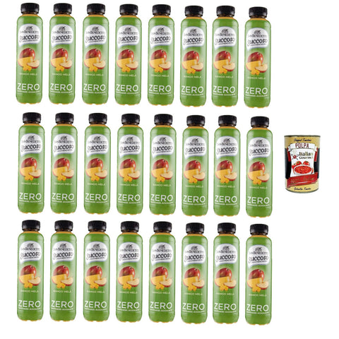 San Benedetto Succoso Zero Mango e Mela PET 24x 40 cl, PET Mango und Apfel ohne zucker Fruchtsaft saft, Mango and apple juice sugar free italienisch Original