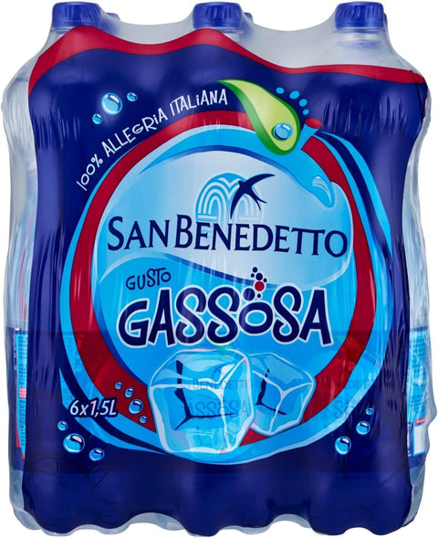 San Benedetto Gassosa Flasche Soda PET erfrischend 12x1,5l Original italienisch Getränk