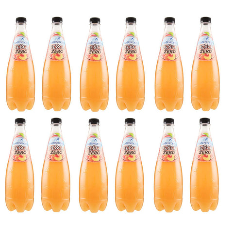 San Benedetto Zero Zuccheri Aggiunti Pesca alkoholfreies Getränk kohlensäurehaltiges Getränk Pfirsich Geschmack Null 12x75cl Original italienisch