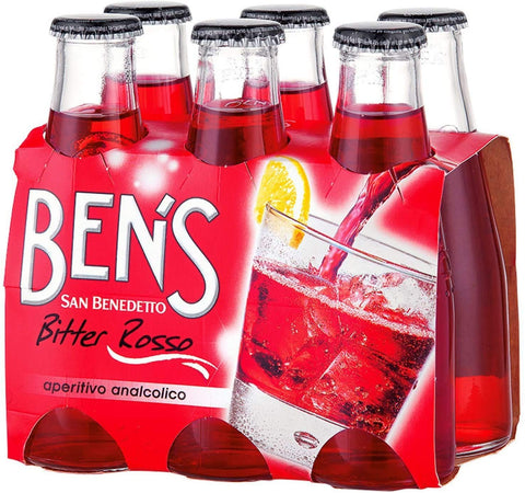 San Benedetto Ben's bitter rosso aperitivo 100 ml Aperitif ohne Alkohol bitter Limonade italienisch Original