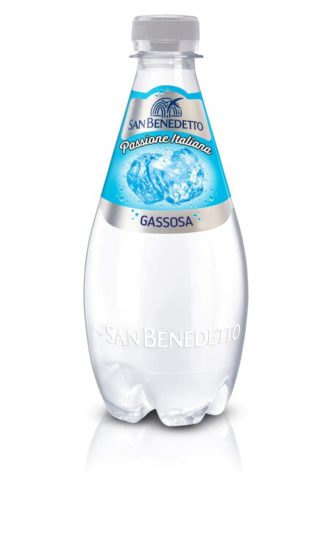San Benedetto Limonade 24x San Benedetto Gassosa Passione Italiana PET 40cl Soda 100% Italienisches Getränk gasförmig 8001620014424