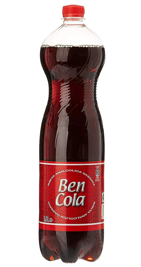 San Benedetto Ben Cola PET Cola Fizzy Soft Drink 6x1,5l Original italienisch Getränk